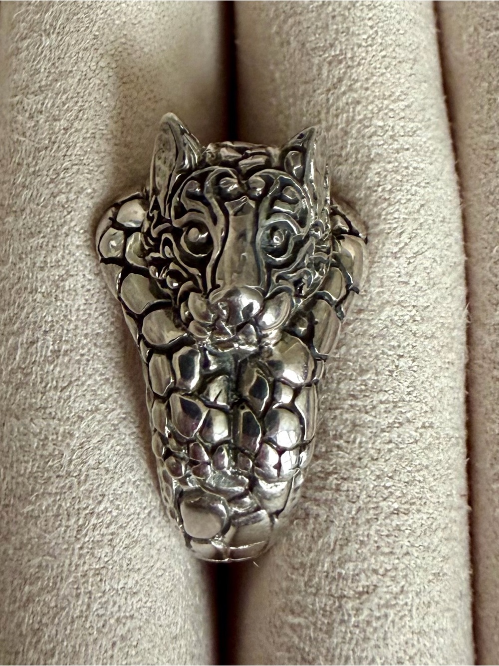 NWOT Sarda Sterling Silver Cat Ring